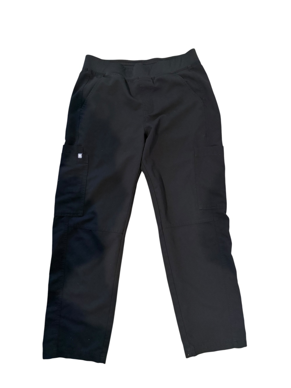 Figs Black Straight Pants